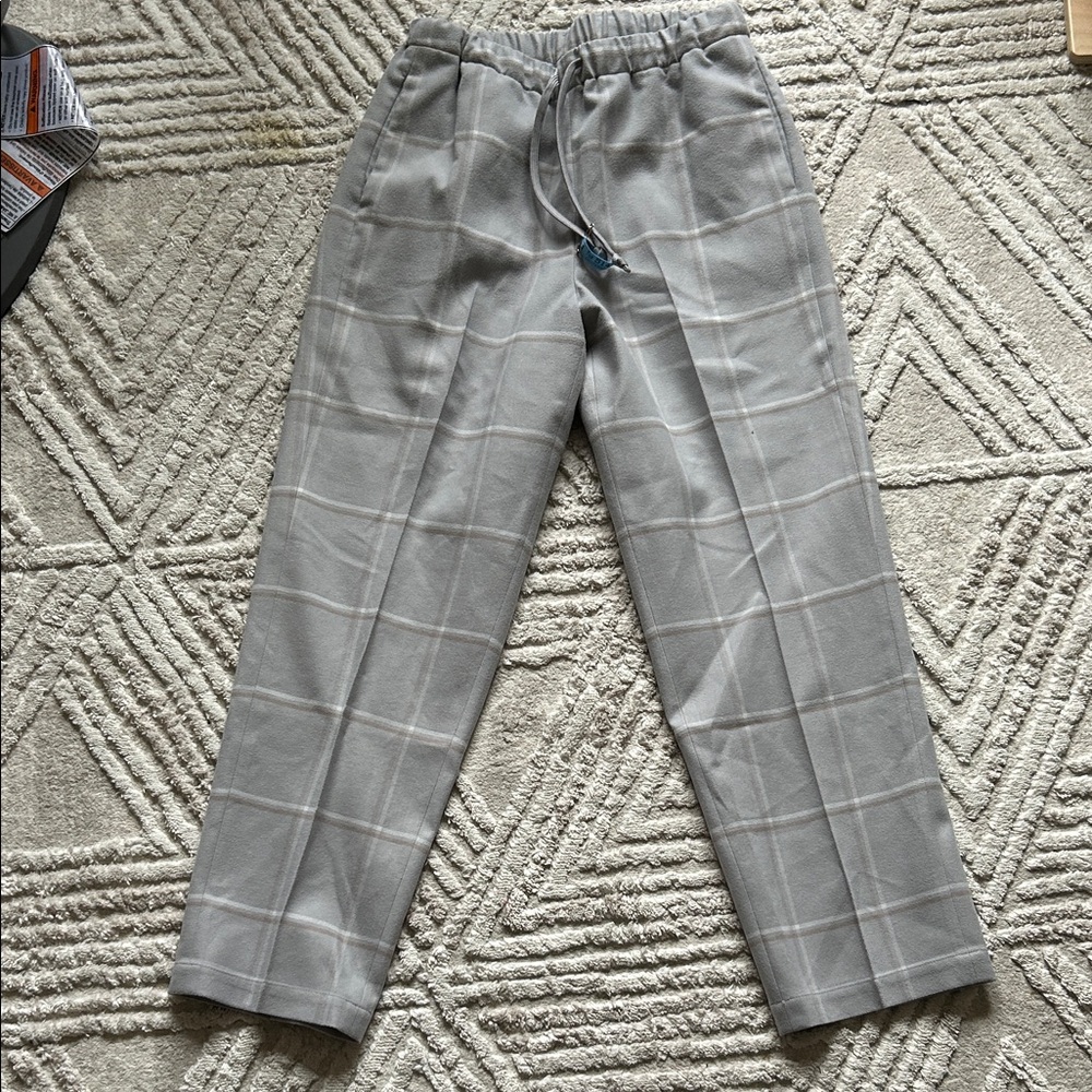 The group Babaton Gray Checkered Pants